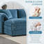 Canapé modulaire de 103 po en chenille avec assise profonde et large-130161065