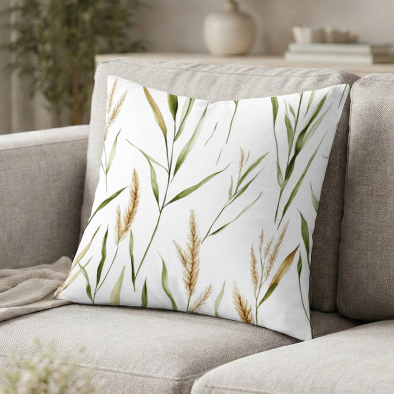Coussin Floral, H 20 po x l 20 po