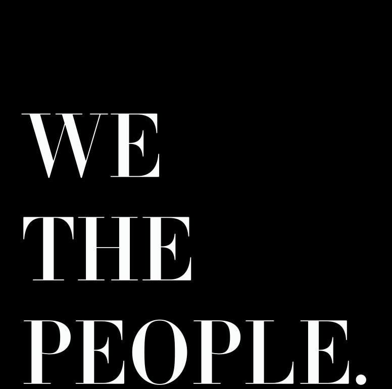 We The People Wallpaper by Jamie Graney, 120" W x 180" L