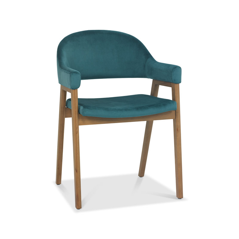 Anayalee 49cm H Upholstered Upholstered Back Armchair, Azure