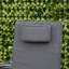 Gulfam 195cm Long Reclining Double Chaise with Cushions and Table