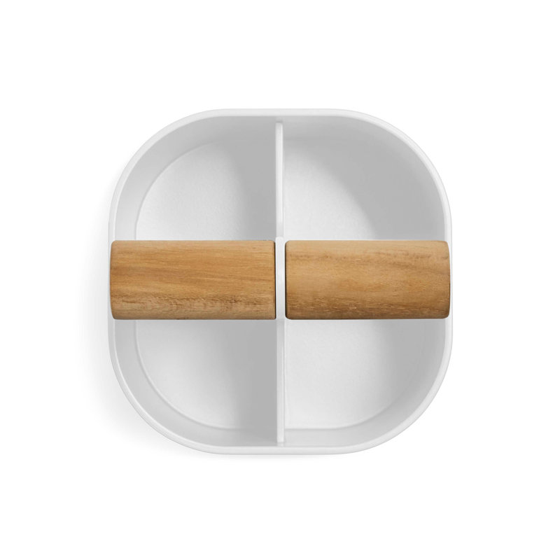 Pluck Small Caddy, White