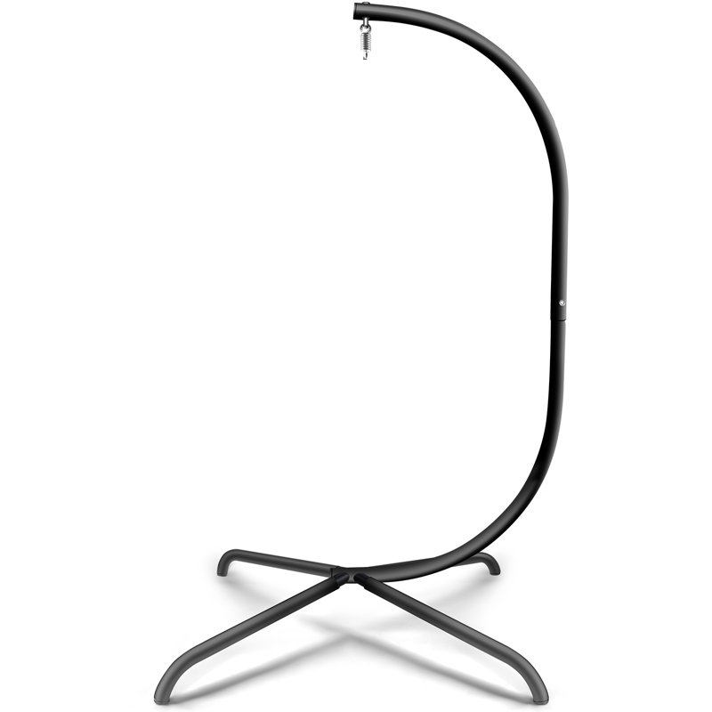Fauteuil hamac robuste C-7961BEC53DFB41D68E9BA21856A31D4C, capacité de charge de 159 kg, structure suspendue en acier thermolaqué 7961BEC53DFB41D68E9BA21856A31D4C, cadre de support universel pour fauteuil suspendu intérieur et extérieur, montage facile et hamac stable à base en X portable 7961BEC53DFB41D68E9BA21856A31D4C pour patio, balcon, jardin, chambre (7961BEC53DFB41D68E9BA21856A31D4C seulement)