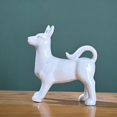 Traditional Prosperity Dog - Fine Ceramic Craftsmanship