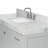 Cambridge Single Bathroom Vanity with Carrara Marble Top-88398635-88398636