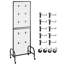152.4cm W Steel Storage Rack with Wheels