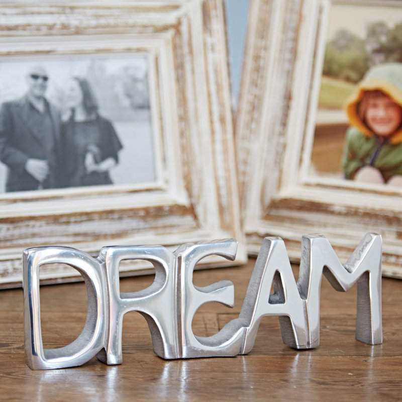 Recycled Metal Dream Sign
