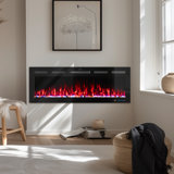 Casella Recessed Wall Mounted Electric Fireplace