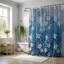 Ombre Petal Patterns - 1 Piece Standard Shower Curtain-1669470865