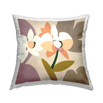 Floral Indoor/Outdoor Throw Pillow