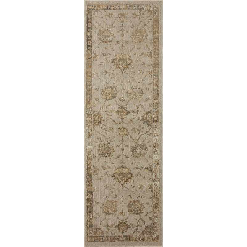 Febbas Performance Oriental Indoor Rug, Runner 2'7" x 12'