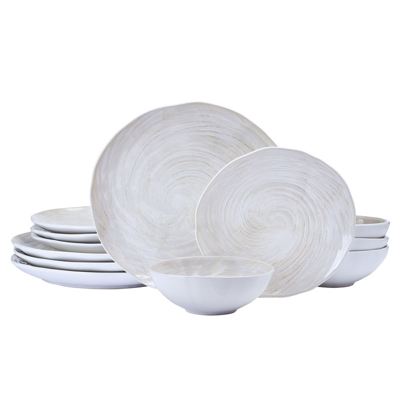 Mikasa Harley Stoneware Dinnerware Set, 12 Piece