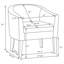 Fauteuil d'appoint Meraly Space Adorner, gris / noir