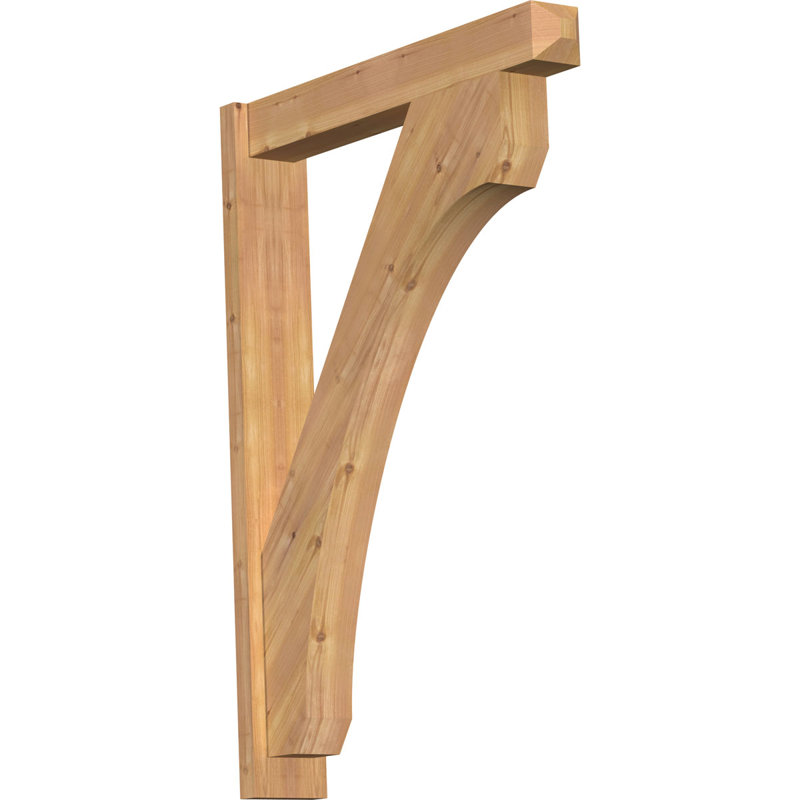 Legacy Craftsman Perspectives, H 28 po x l 6 po x P 20 po, Cèdre rouge de l'Ouest de 8 po (sciage brut)