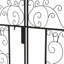 Arche de jardin en métal avec barrière Outsunny 7,5 pi
