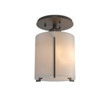 Exos 1 - Light 6" Simple Cylinder Semi Flush Mount