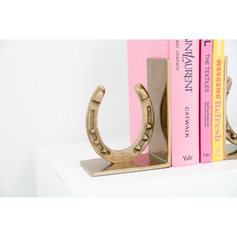 Serre-livres fer à cheval
