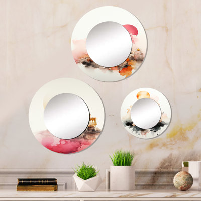 Ellioth Metal Round Mirror