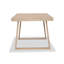 Table de salle à manger en bois d'eucalyptus massif Rosa