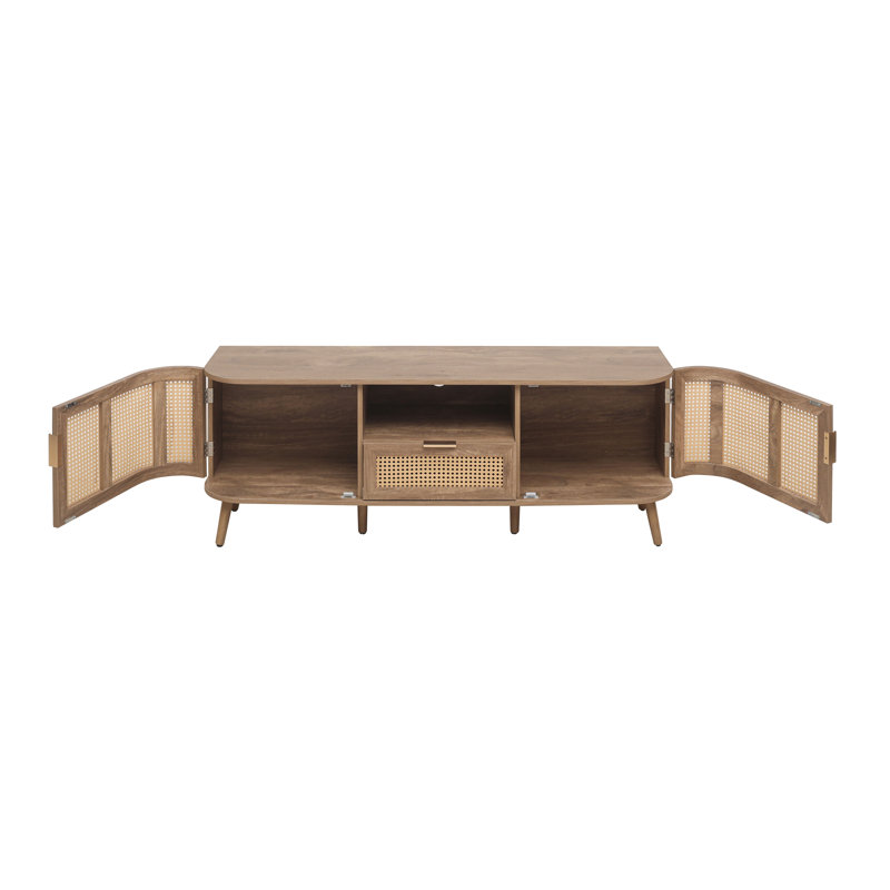 Almir 1 Piece TV Stand, Oak