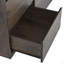 Commode 9 tiroirs Mid-Century moderne, brun foncé