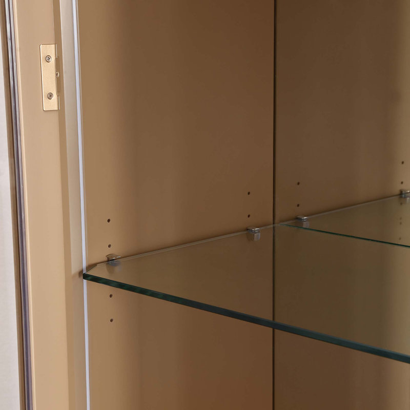 West Kensington Display Cabinet, Tan