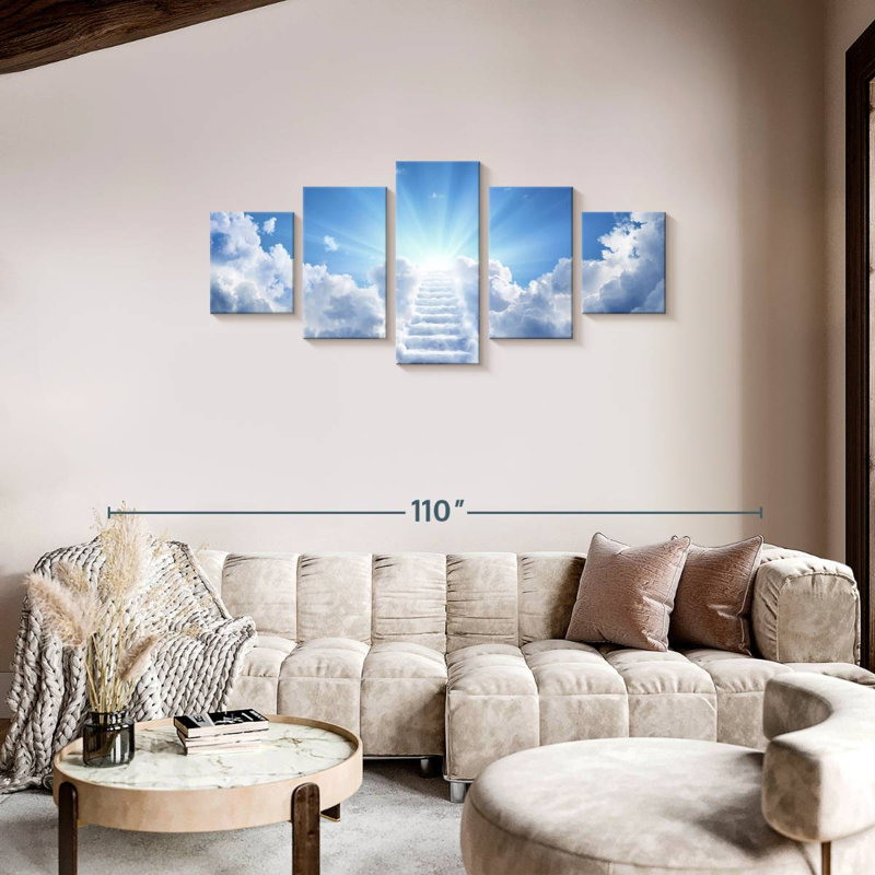 Heavenly Sky, 34" H x 74" W