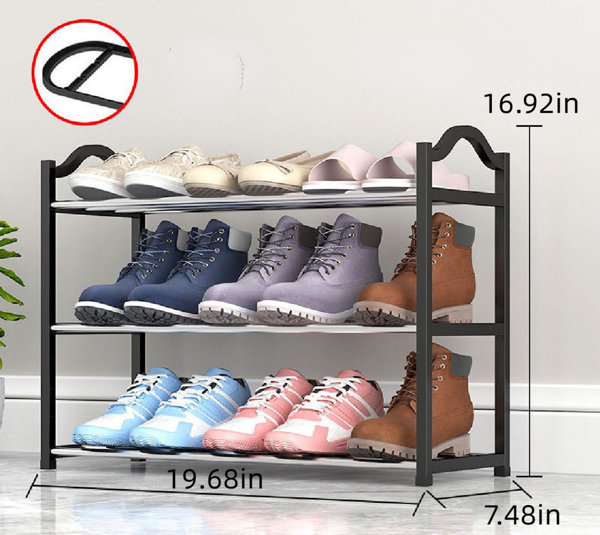 4 Floor Assembly Creative Home Shoe Rack Dormitory Door Storage Rack  Storage Shoe Cabinet Components Home Supplies