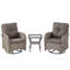 Ensemble de conversation en rotin 3 pièces avec coussins et table d'appoint BreezeWeave-2019903516-2019903517