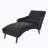 Indoor PU Button Tufted Chaise Lounge-2007429139
