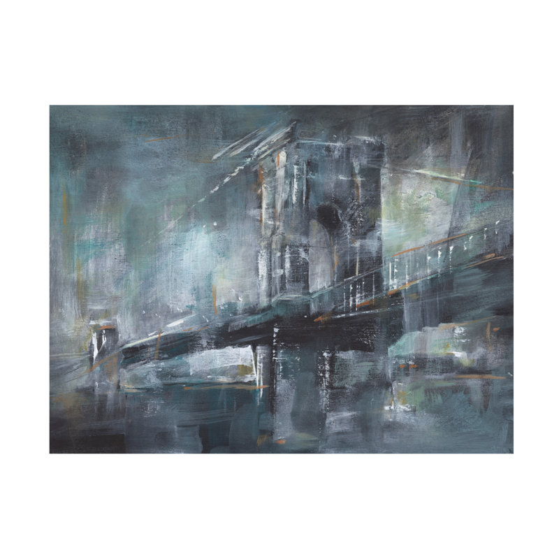 «Illuminated Crossing I» sur toile, H 14 po x l 14 po