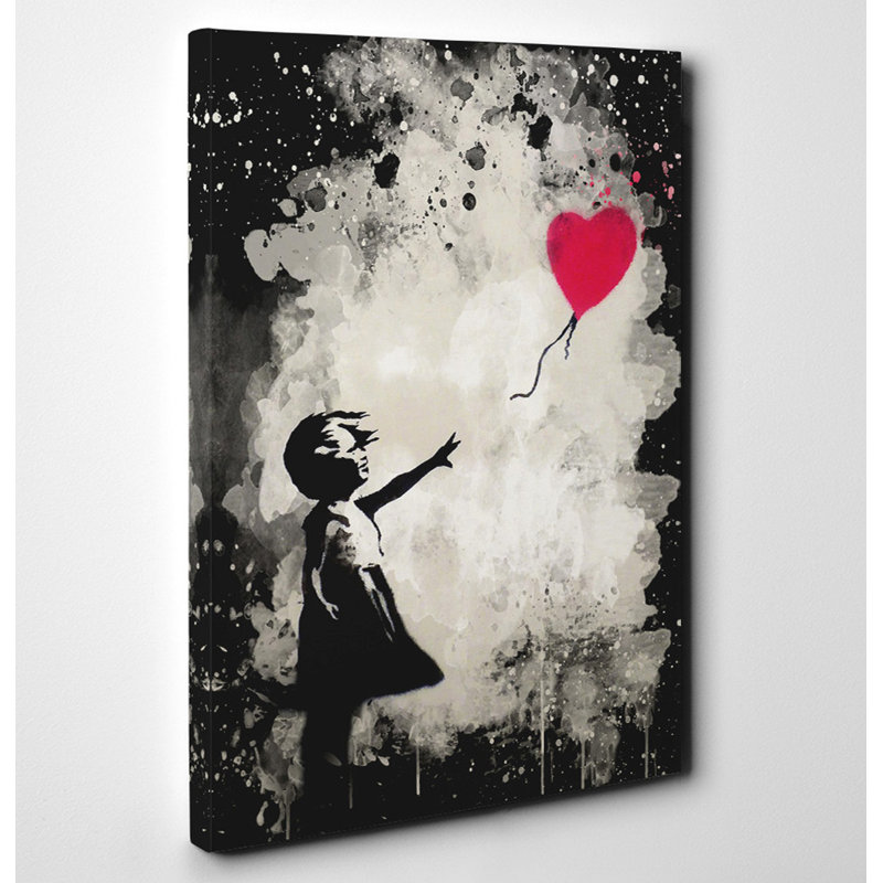 Banksy - Wrapped Canvas Print, 60cm H x 40cm W