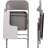 Ralph Premium Steel Folding Chair With Right-Handed Tablet Arm - Space-Saving Design