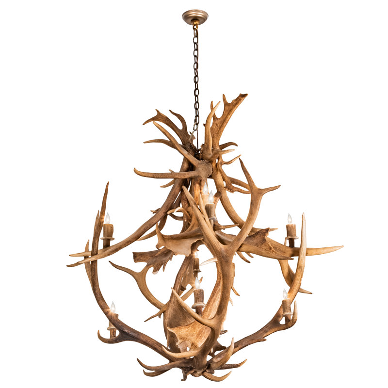 Rustic Lodge 10 - Light Chandelier