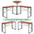 Foldable Modular L-Shaped Steel Writing Desk-691938118