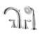 Julius 2 Handle Deck Roman Tub Faucet with Diverter