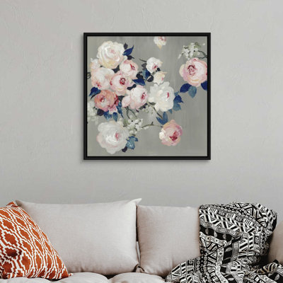 " Cobalt Leaves " Painting Print