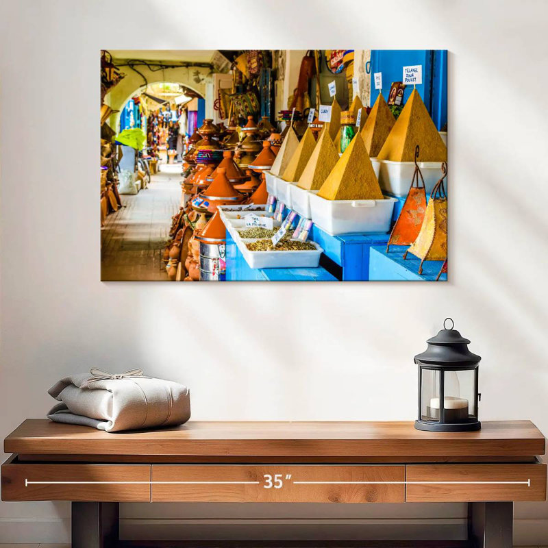 Épicerie Nicci à Essaouira, H 16 po x l 24 po