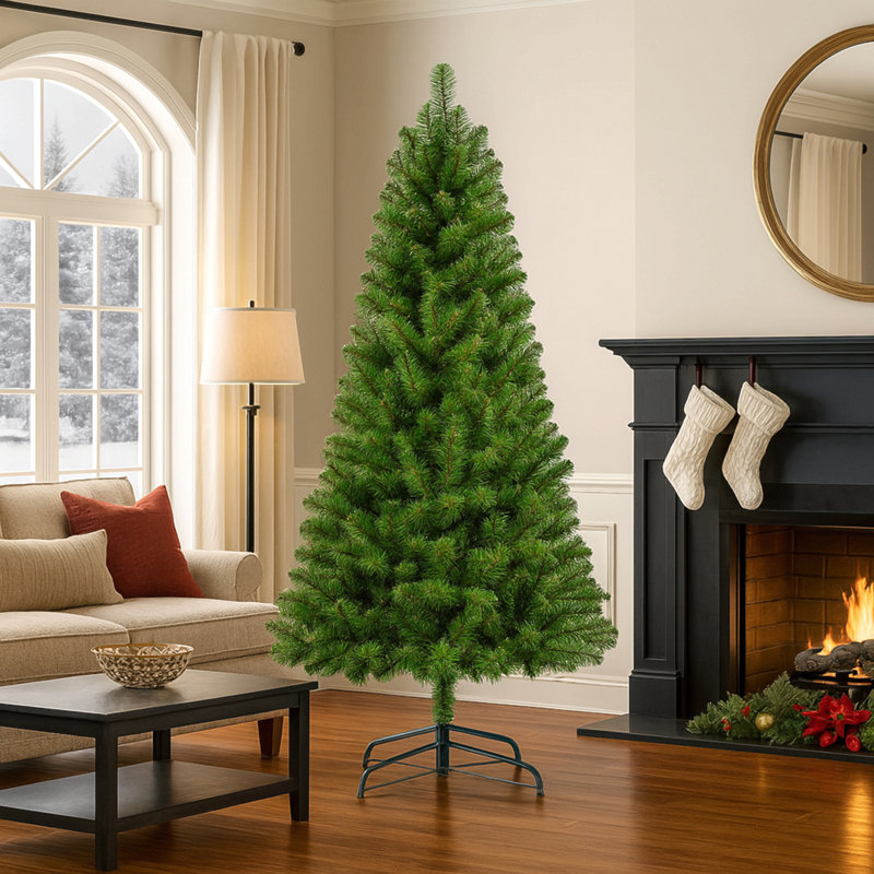 Arbre de Noël artificiel à charnières, 7'