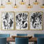 Toile encadrée de qualité supérieure Ocean Inkblot I - prête à être accrochée-69982709-69982710