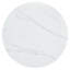 Table luxueuse en pierre frittée de 42 po: plateau durable de 0,45 po + pieds en acier de 6 po, capacité de 500 lb, surface veinée blanche / grise résistante aux taches et à la chaleur - Design minimaliste moderne-1759650463-1759650450-1759650456