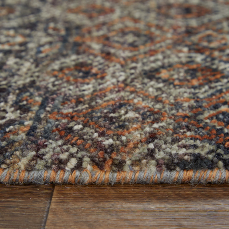 Tapis brun Ikat Posey, Rectangle 8 pi 6 po x 11 pi 6 po