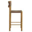 Ensemble de 2 tabourets de comptoir d'extérieur en rotin et aluminium Parkland-105239528-105239526