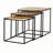 Natural Black 3-Piece Nesting Table Set