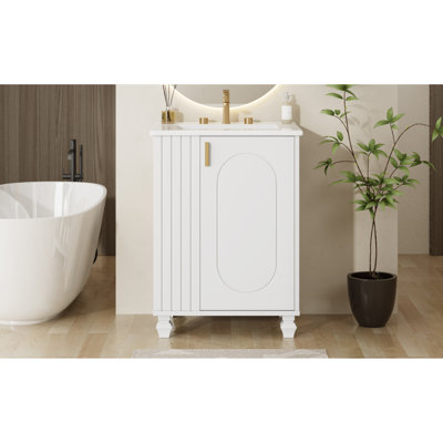 Meuble-lavabo blanc avec lavabo Timeless