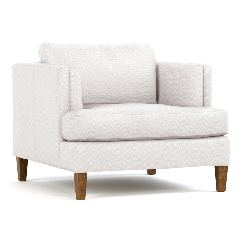 Fauteuil tuxedo avec accoudoirs Surrey Hills, Perigold ‑ neige Posh