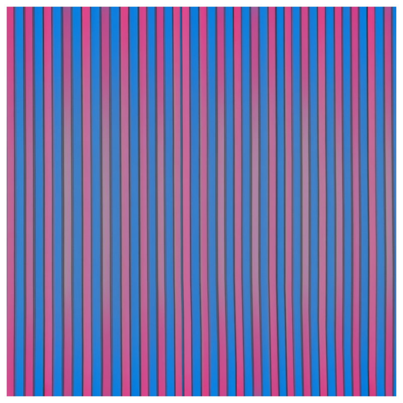 Couvertures bleues à rayures verticales, 50in W x 60in H