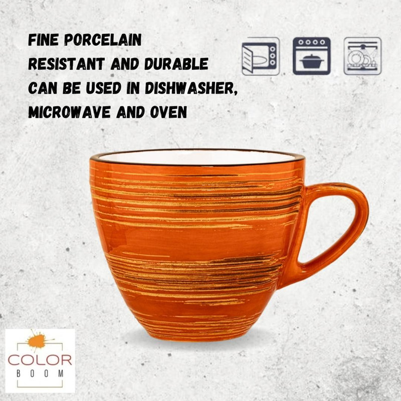 Wilmax Colourboom Teacup, 75ml, Orange