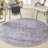 Machine Washable Oriental Gray Area Rug-674923396