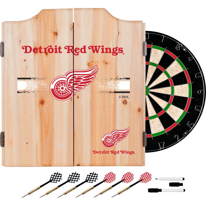 Ensemble de jeu de fléchettes NHL Logo, Detroit Red Wings
